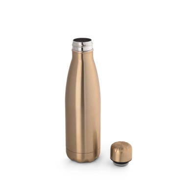 SHOW METALLIC. Stainless steel bottle with matt metallic finish 510 mL